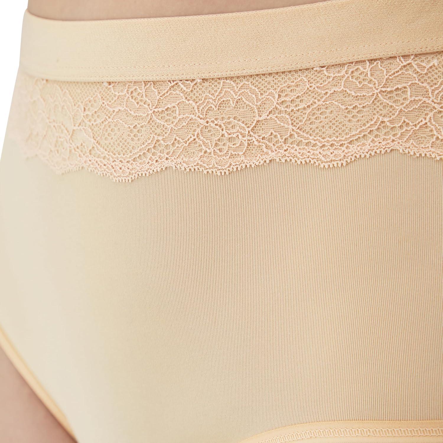 imageBali Womens Light Leak Period Protection Brief Reusable Period Underwear Womens Absorbent Brief PantySoft Taupe