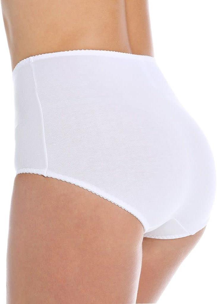 imageBali Womens Shapewear Brief Light Control Smoothing Shapewear Underwear Tummy Control 2Pack Colors May VaryNude Lace for Flowers