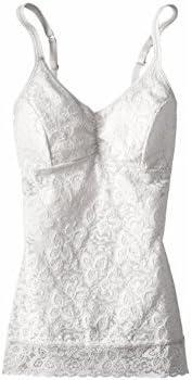 imageBali Womens Shapewear Firm Control Lace N Smooth Shaping Cami Fajas DF8L12White