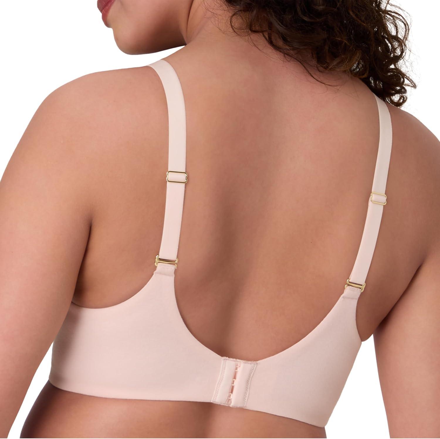imageBali Womens Underwire Bra Cotton Collection 2ply Underwire Bra MoistureWicking Full Coverage Convertible StrapsLight Buff