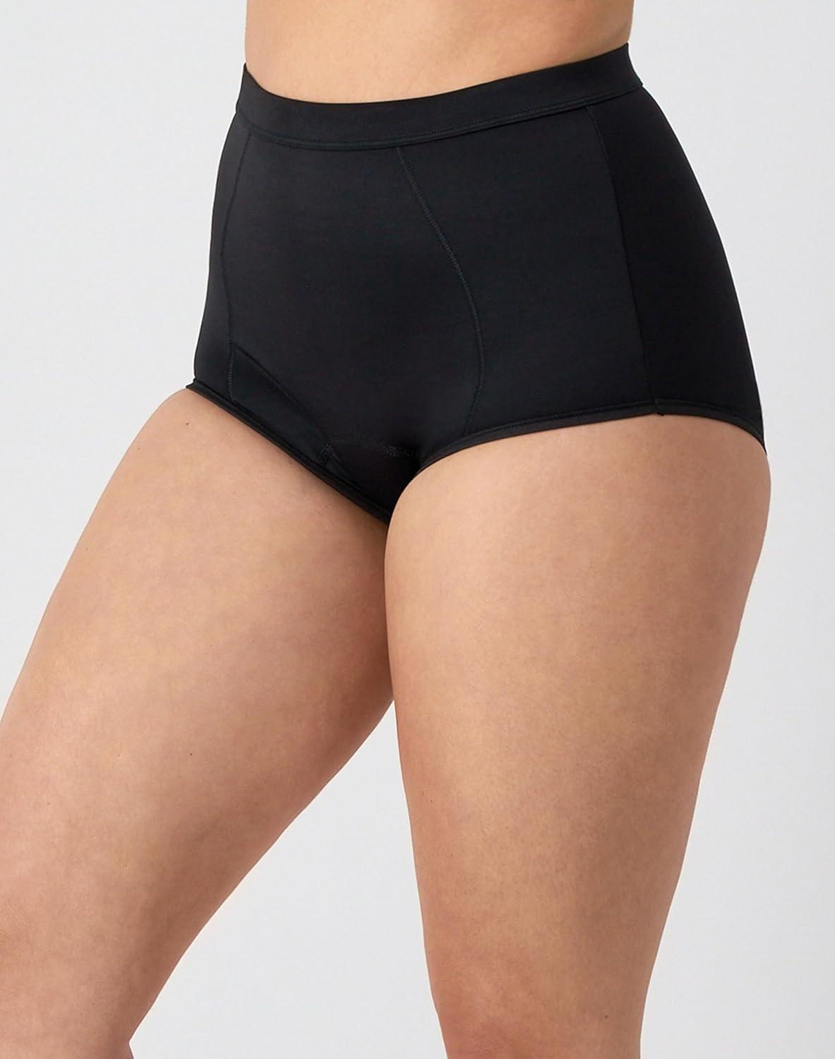 imageBali womens Shaping Brief With Light Leak Protection Firm Control Shapewear Panties 2packEvening BlushEvening Blush