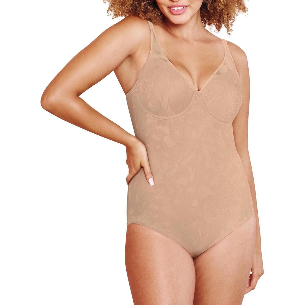 imageBali womens Ultra Light Body Briefer Fajas Shapewear Df6552Nude