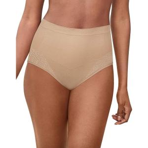 Bali Women’s Comfort Revolution Firm Control Shapewear Brief Fajas Cool Comfort 2-Pack DF0048(Light Beige)
