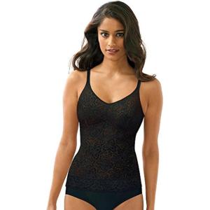 Bali Women’s Shapewear Firm Control Lace ’N Smooth Shaping Cami Fajas DF8L12(Black)