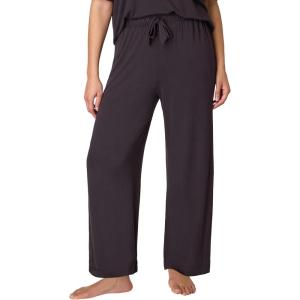Bali Women’s Sleepwear Wide Leg Pants, Breathe Pajama Bottoms, Sleepwear Pants with Pockets, Drawstring Waistband(Black)