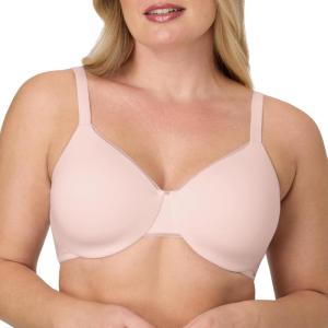Bali Womens T-Shirt Bra, Cotton Collection Underwire Bra for Women, Full Coverage, Moisture-Wicking(Light Buff)