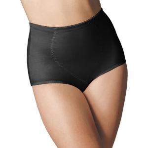 Bali womens Firm-control Shapewear Brief Pack, Shaping Brief With Tummy Control, 2-pack(Black)