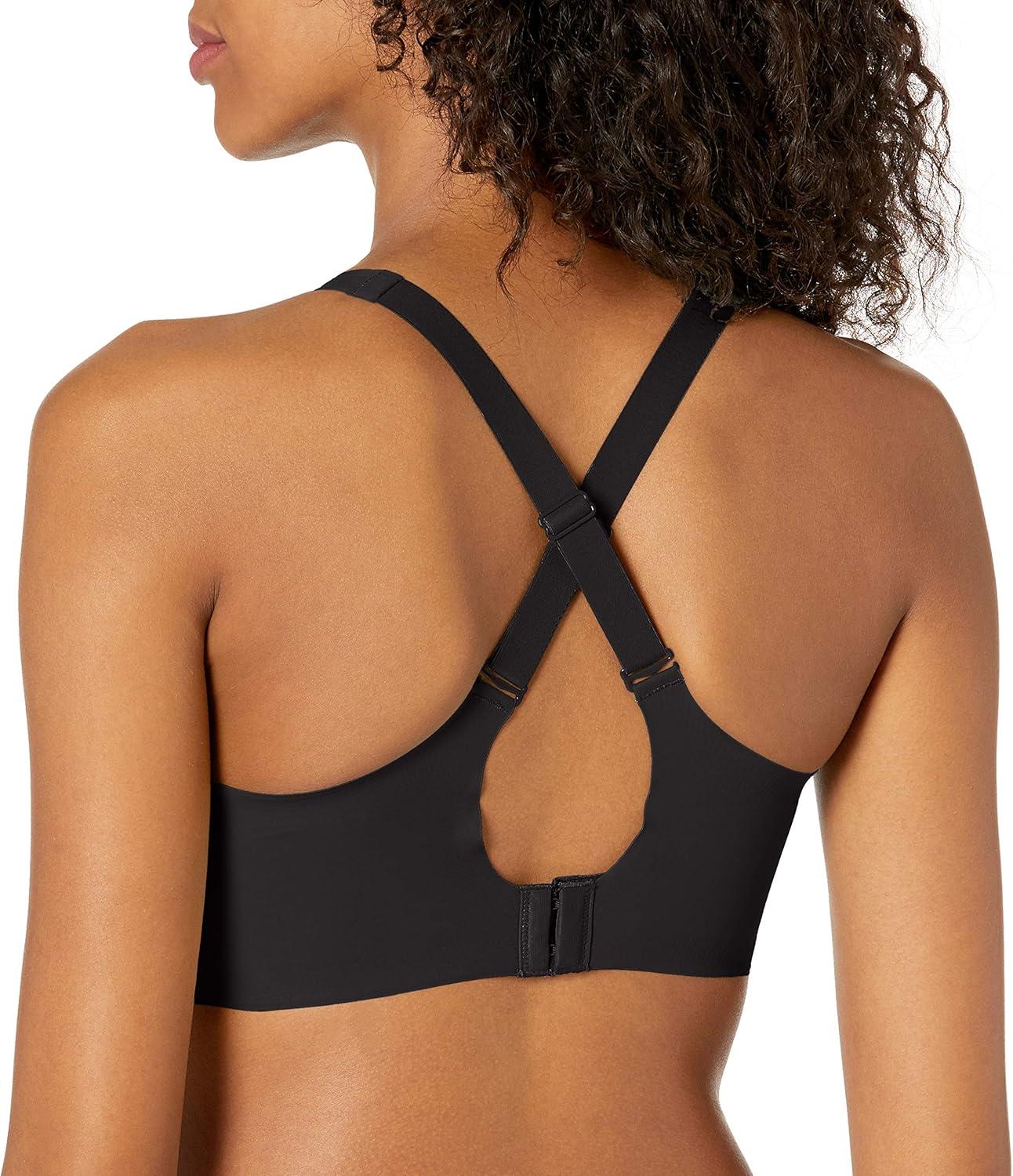 imageBali Comfort Revolution Wireless Bra Easylite FullCoverage Wireless Everyday Bra Wirefree Bra with CloudSoft ComfortBlack