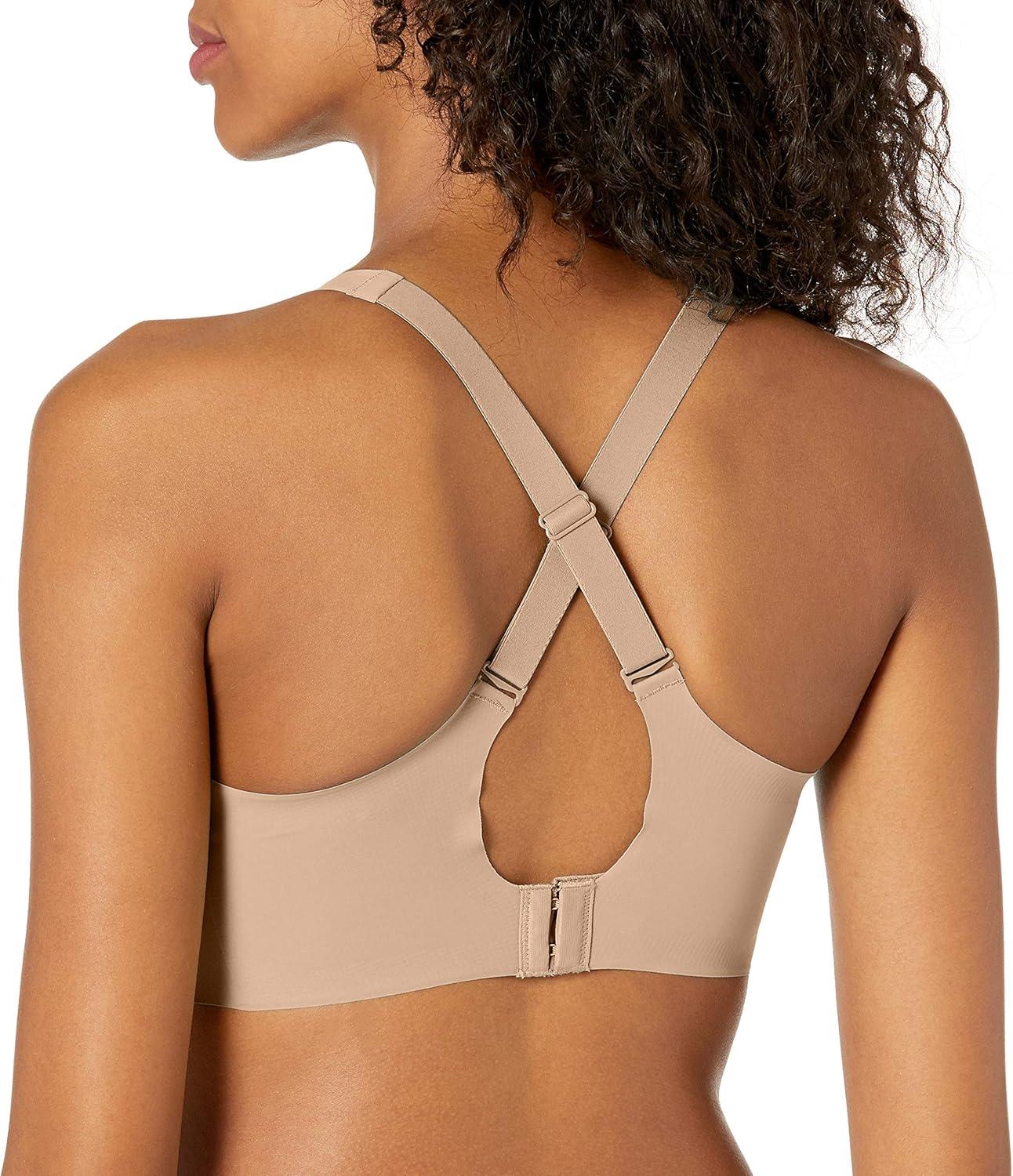 imageBali Comfort Revolution Wireless Bra Easylite FullCoverage Wireless Everyday Bra Wirefree Bra with CloudSoft ComfortNude