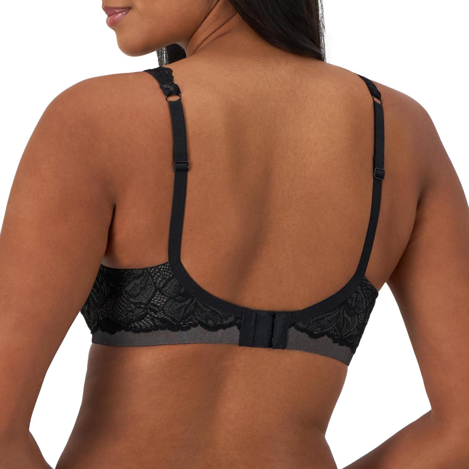 imageBali Womens 6543 Lace Desire Lightly Lined Underwire BraBlack