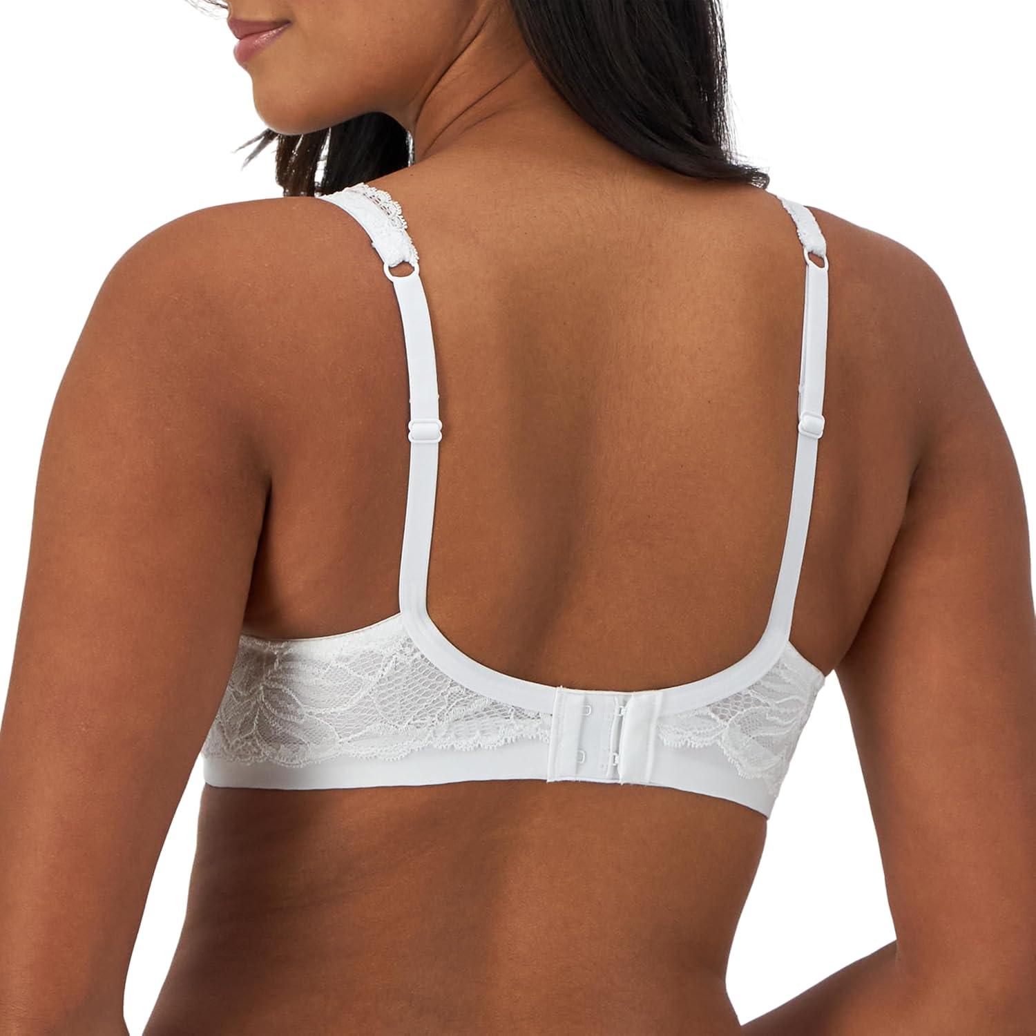 imageBali Womens 6543 Lace Desire Lightly Lined Underwire BraWhite