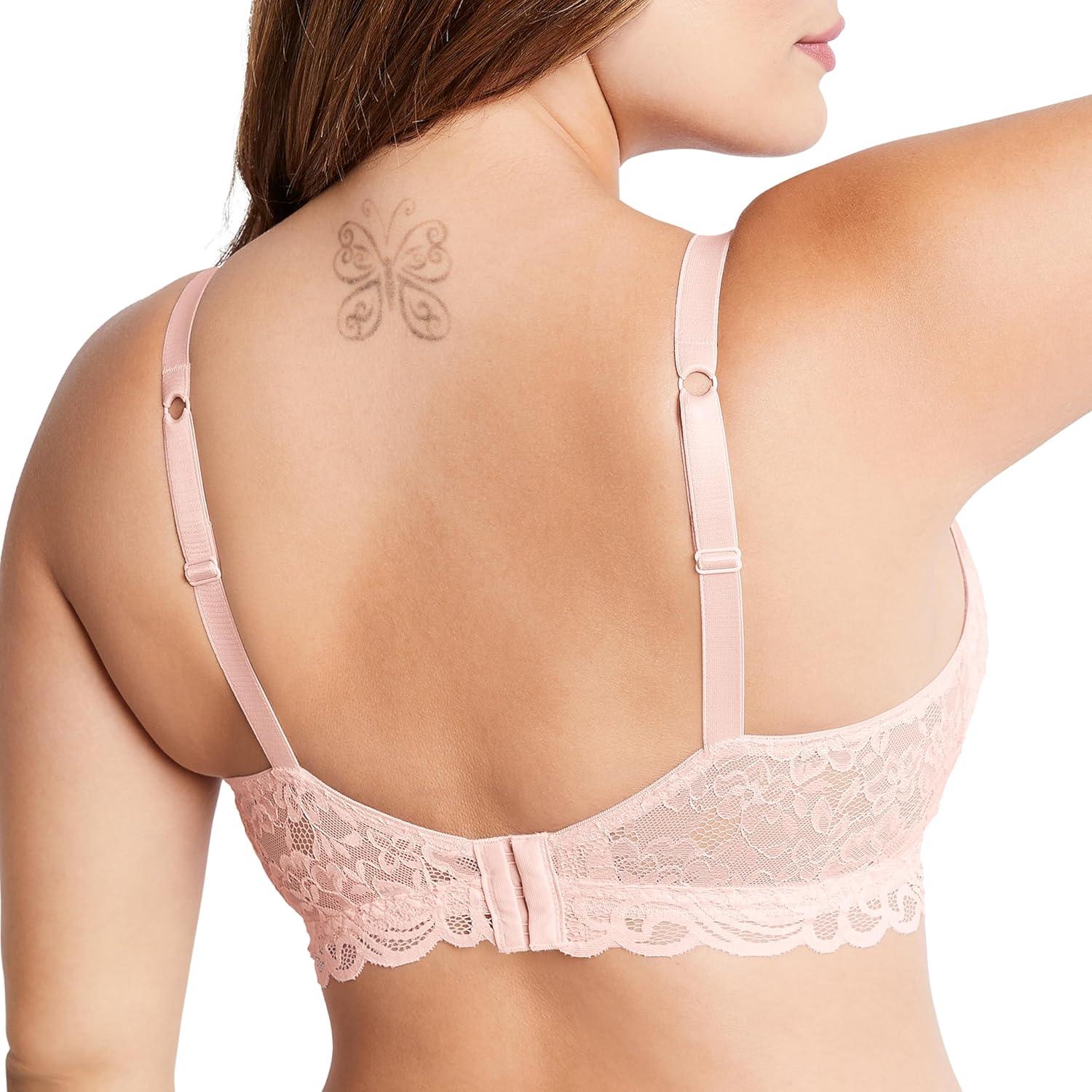 imageBali Womens Bali Womens Desire All Over Lace Wirefree Bra Df6591Gentle Peach