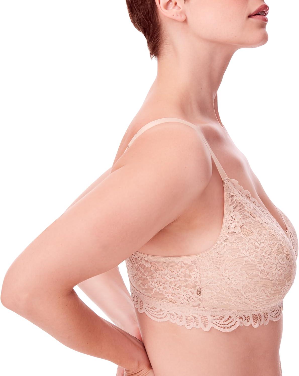 imageBali Womens Bali Womens Desire All Over Lace Wirefree Bra Df6591Latte Lift