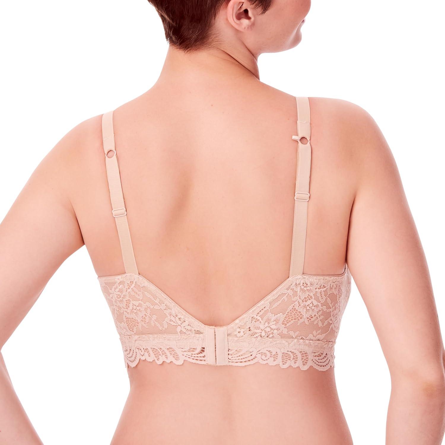 imageBali Womens Bali Womens Desire All Over Lace Wirefree Bra Df6591Latte Lift