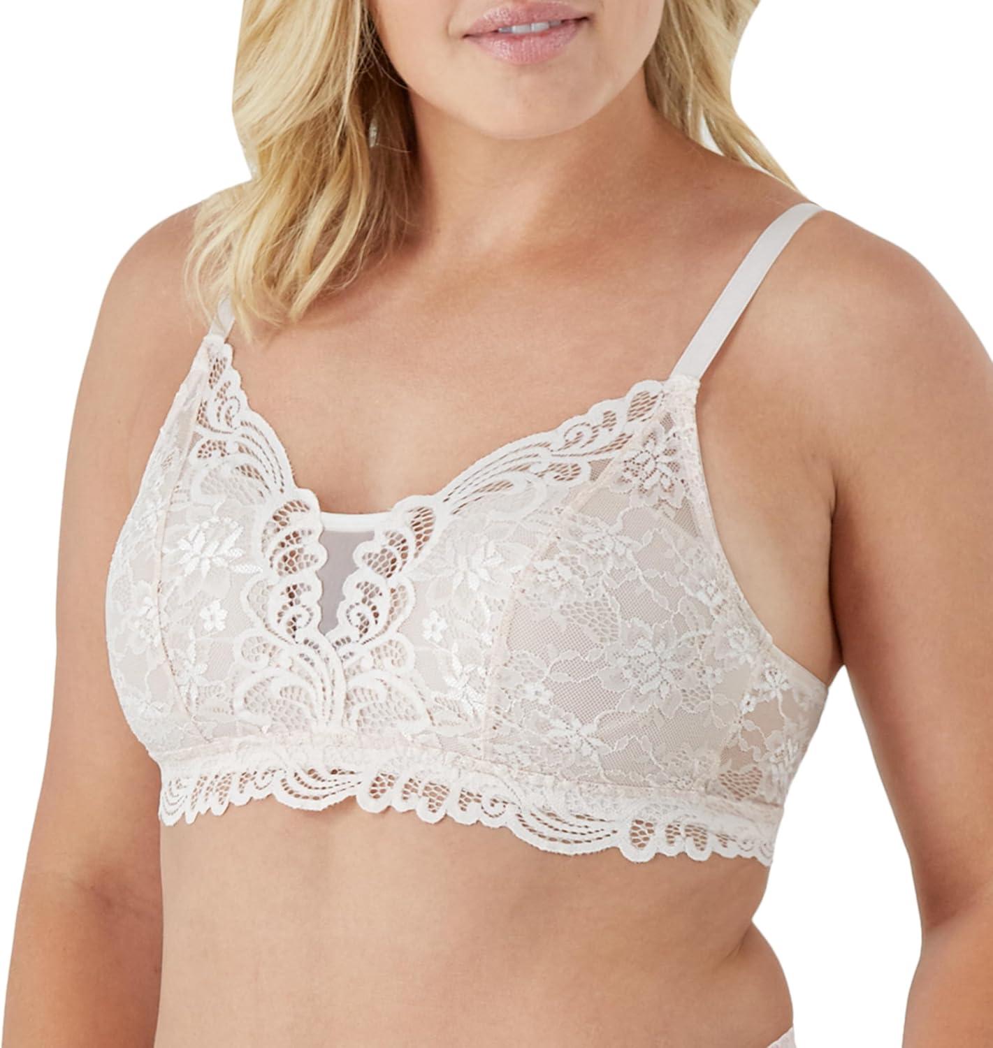 imageBali Womens Bali Womens Desire All Over Lace Wirefree Bra Df6591Sandshell