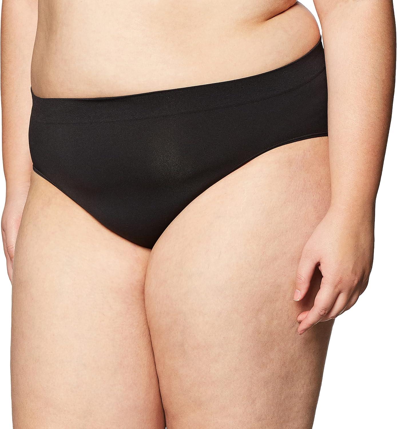 imageBali Womens Brief Underwear Brief Panties for Everyday Comfort Smoothing Seamless Underwear for WomenBlack