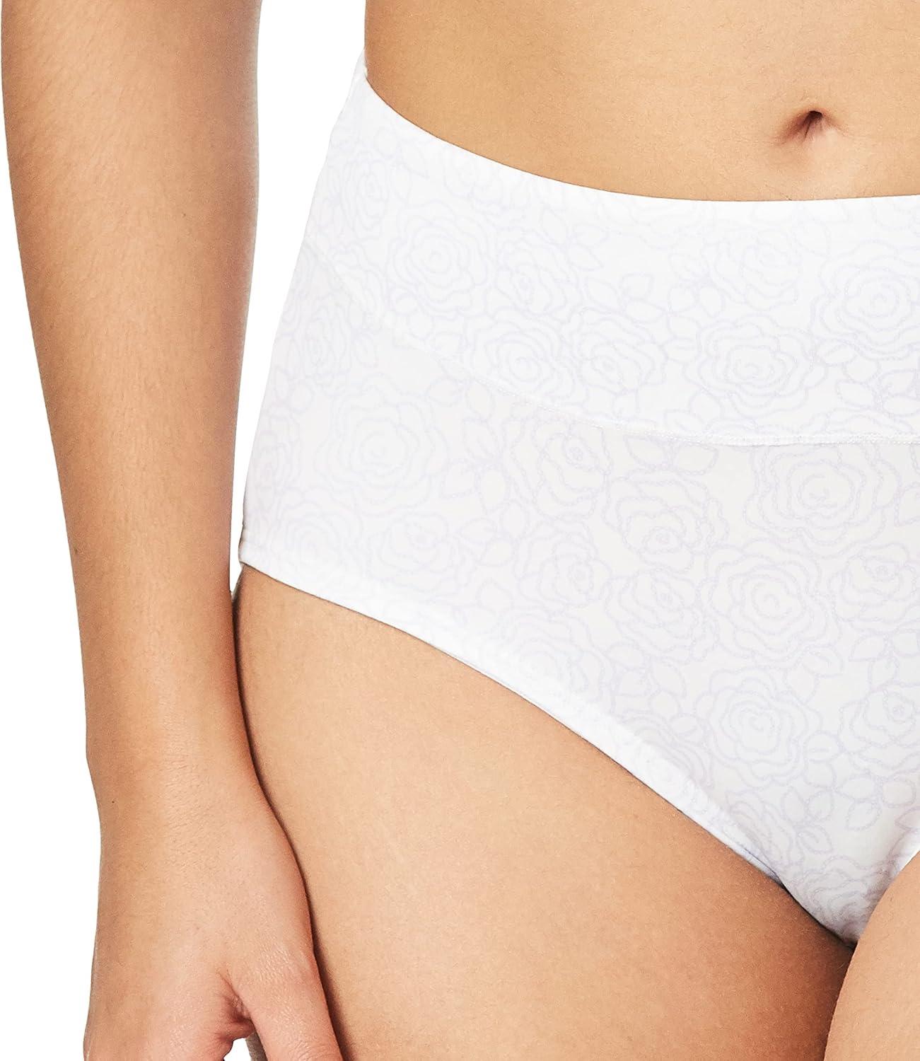 imageBali Womens Brief Underwear Passion For Comfort Womens Panties Seamless Brief Underwear for WomenLilac Rose Link Print