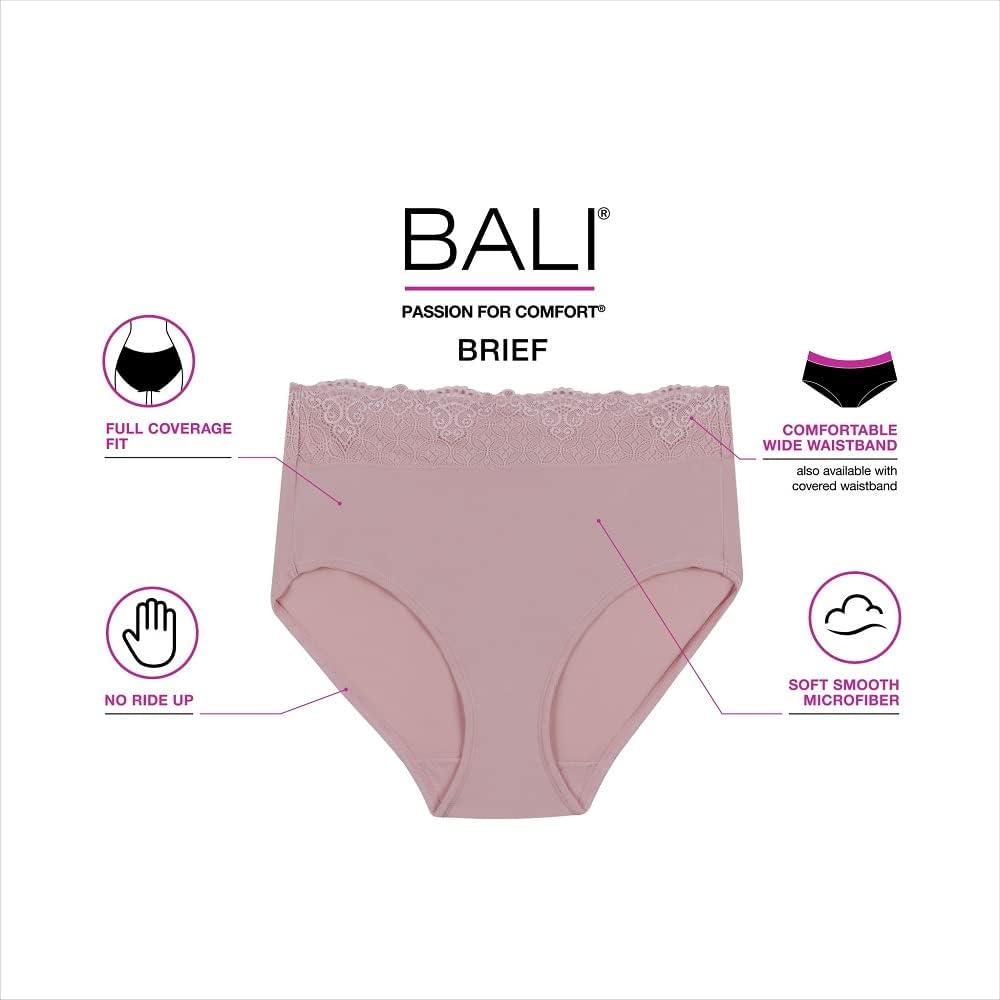 imageBali Womens Brief Underwear Passion For Comfort Womens Panties Seamless Brief Underwear for WomenSoft Taupe