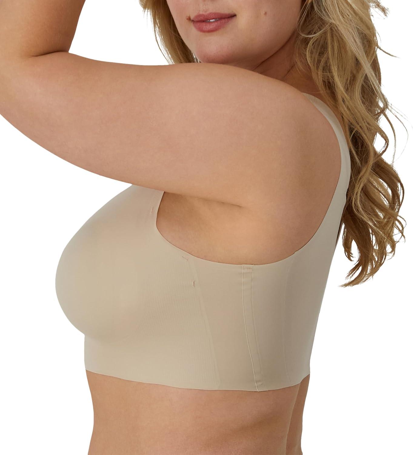 imageBali Womens Comfort Revolution Easylite Wireless TShirt Bra Pullover Wirefree TShirt BraNude