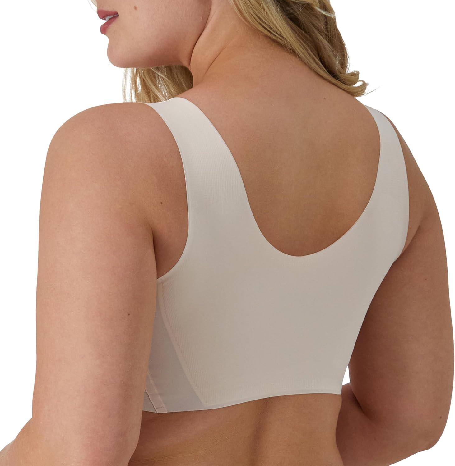 imageBali Womens Comfort Revolution Easylite Wireless TShirt Bra Pullover Wirefree TShirt BraSandshell
