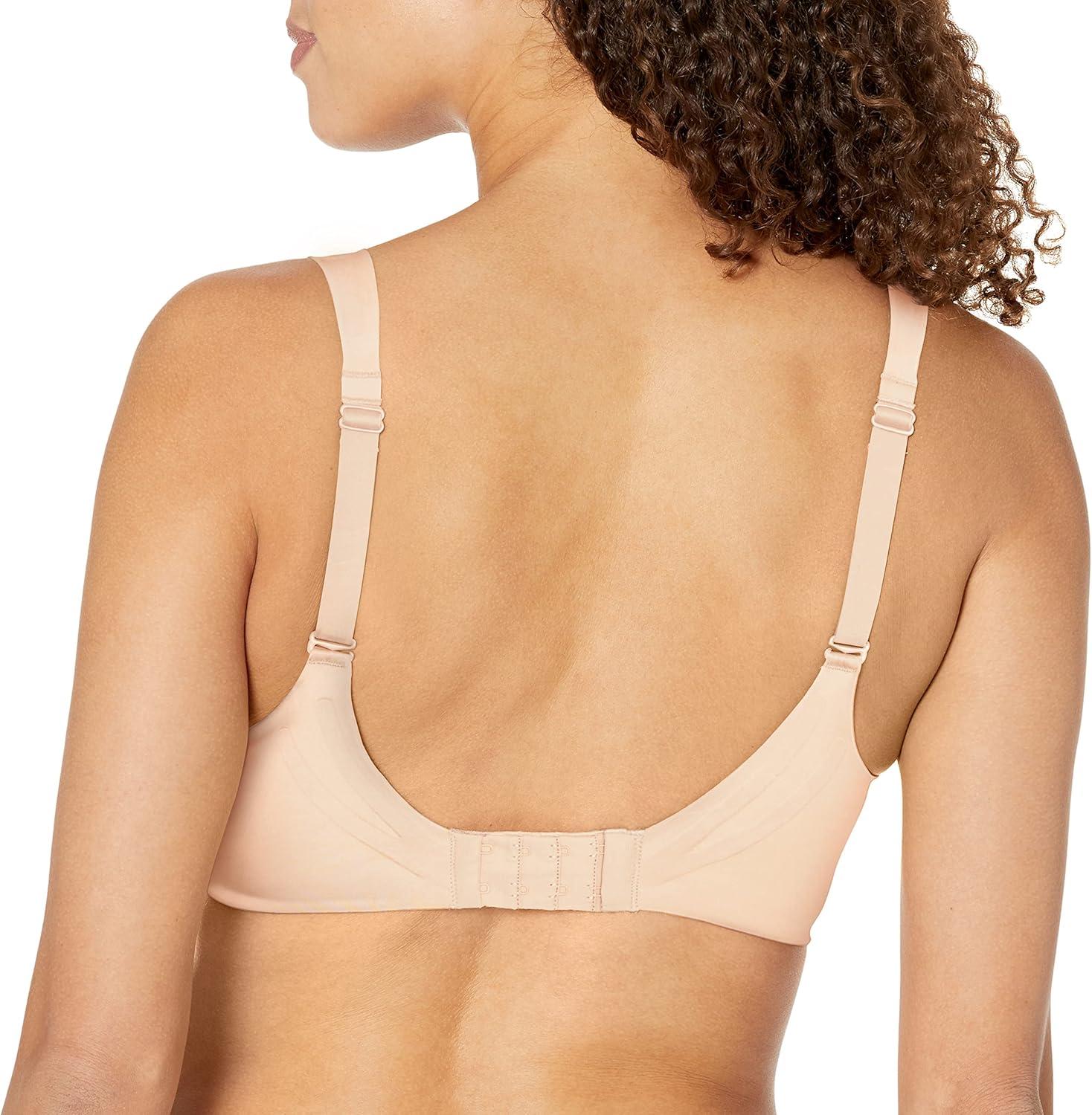 imageBali Womens Comfort Revolution Wirefree Bra Soft Touch Ultimate Wireless Support BraAlmond