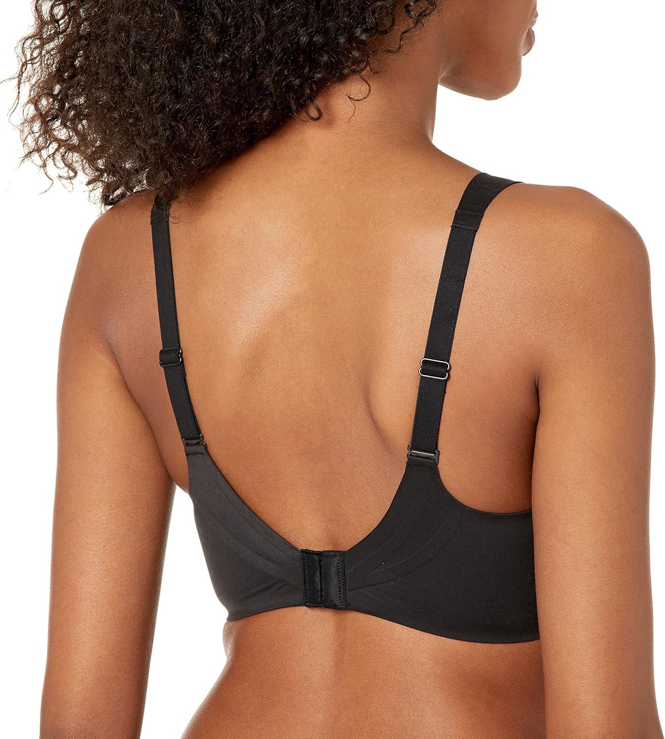 imageBali Womens Comfort Revolution Wirefree Bra Soft Touch Ultimate Wireless Support BraBlack