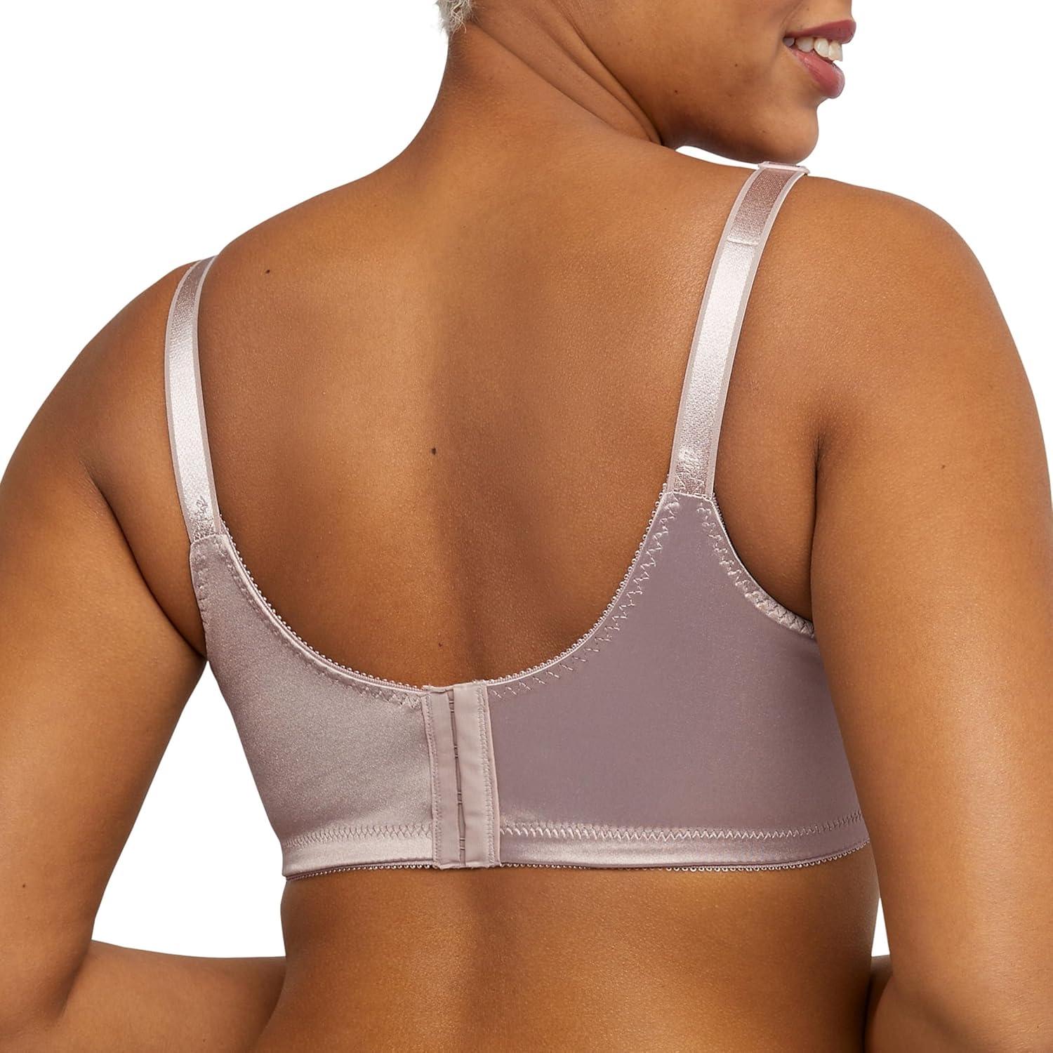 imageBali Womens Double Support Wireless Bra Comfortsoft Fullcoverage Wirefree Bra Df3820Evening Blush