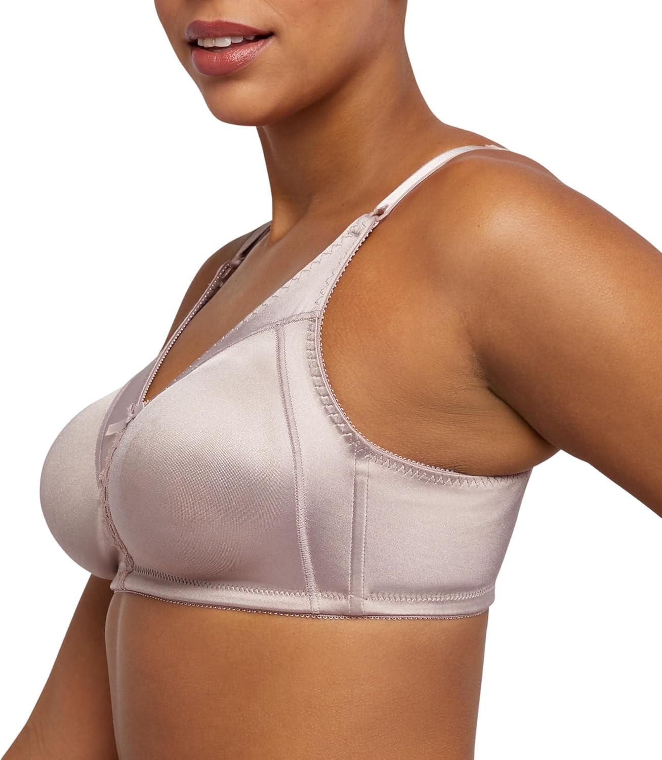 imageBali Womens Double Support Wireless Bra Comfortsoft Fullcoverage Wirefree Bra Df3820Evening Blush