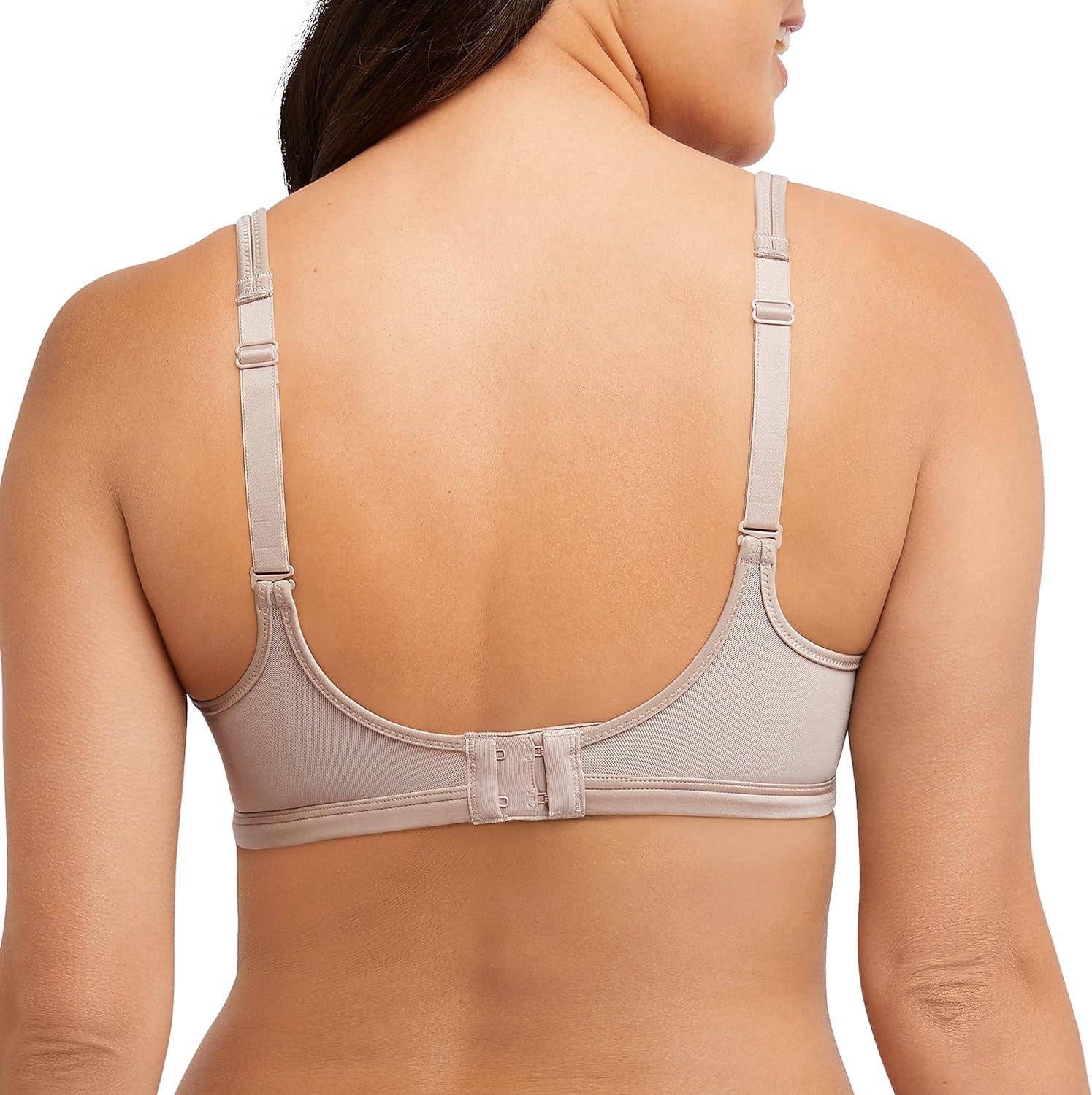 imageBali Womens One Smooth U Lace Minimizer Bra Underwire FullCoverage Convertible BraEvening Blush