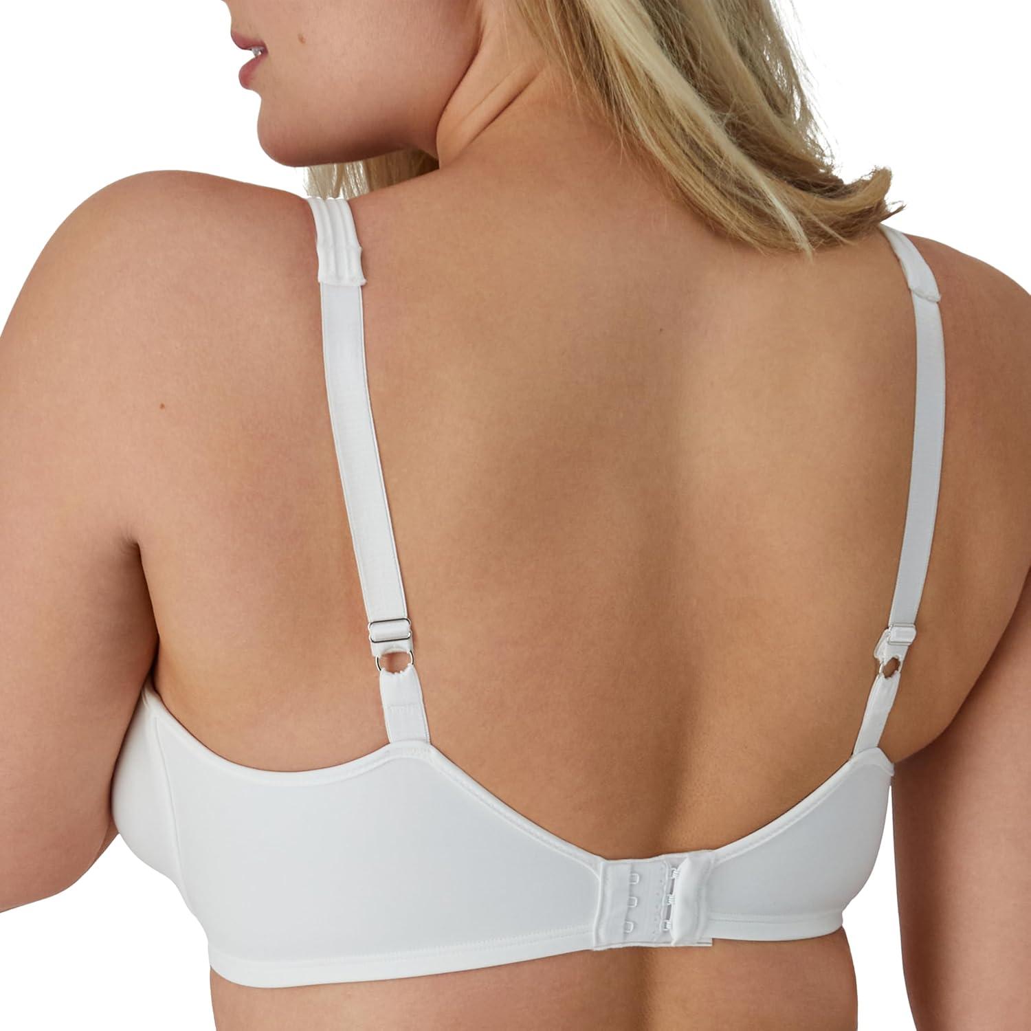 imageBali Womens Passion for Comfort Minimizer Bra FullCoverage Underwire Bra Seamless CupsWhite
