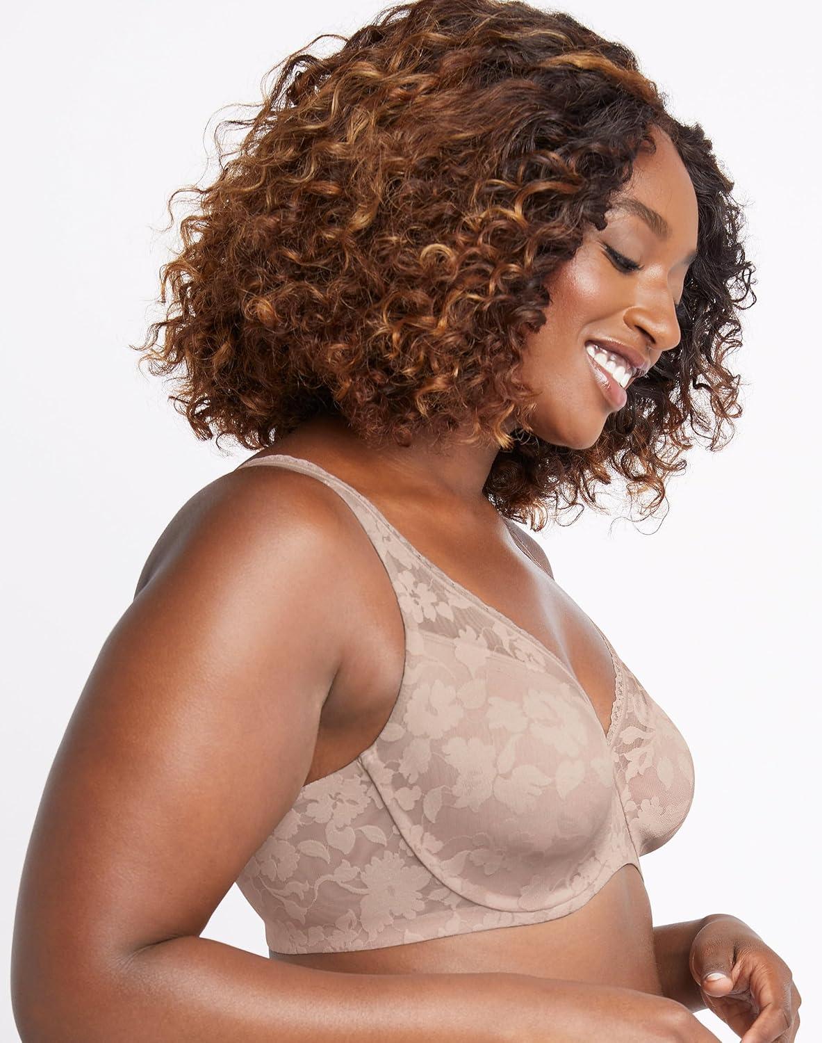 imageBali Womens Passion for Comfort Underwire Multiway Convertible Soft Lace BraEvening Blush