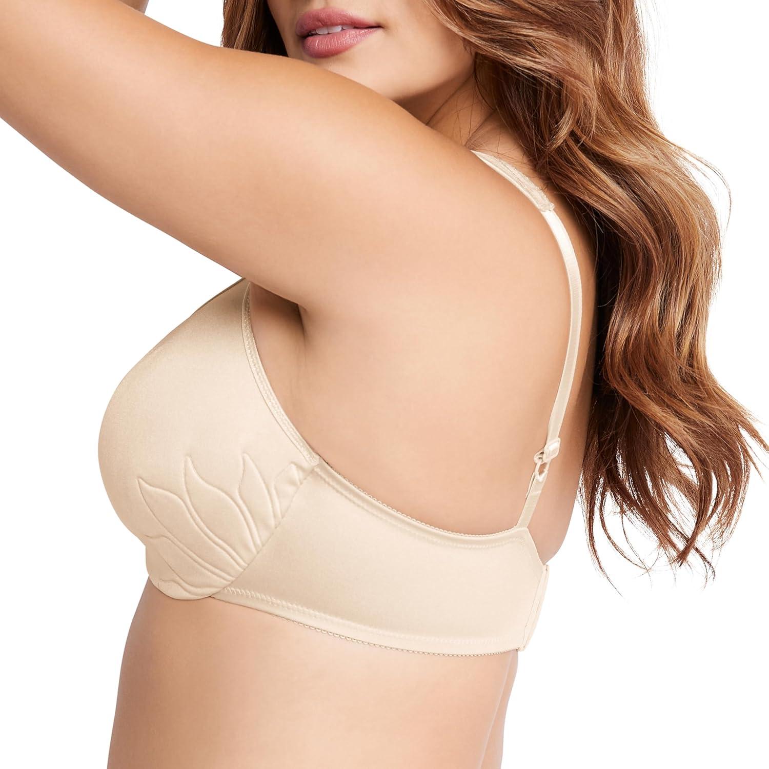imageBali Womens Pushup Bra Live It Up FullCoverage Bras for Women Cushioned Straps Full CoverageSoft Taupe