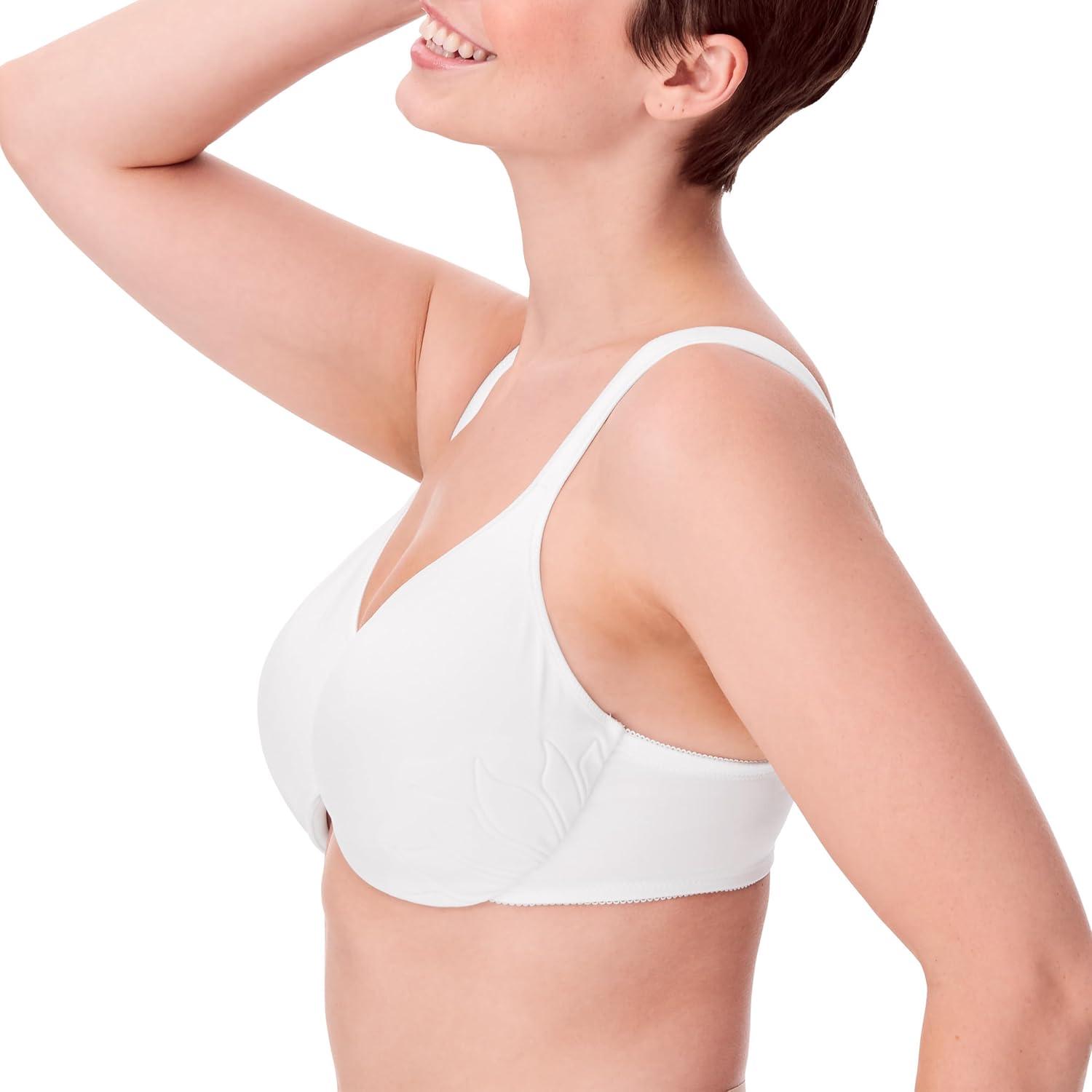 imageBali Womens Pushup Bra Live It Up FullCoverage Bras for Women Cushioned Straps Full CoverageWhite