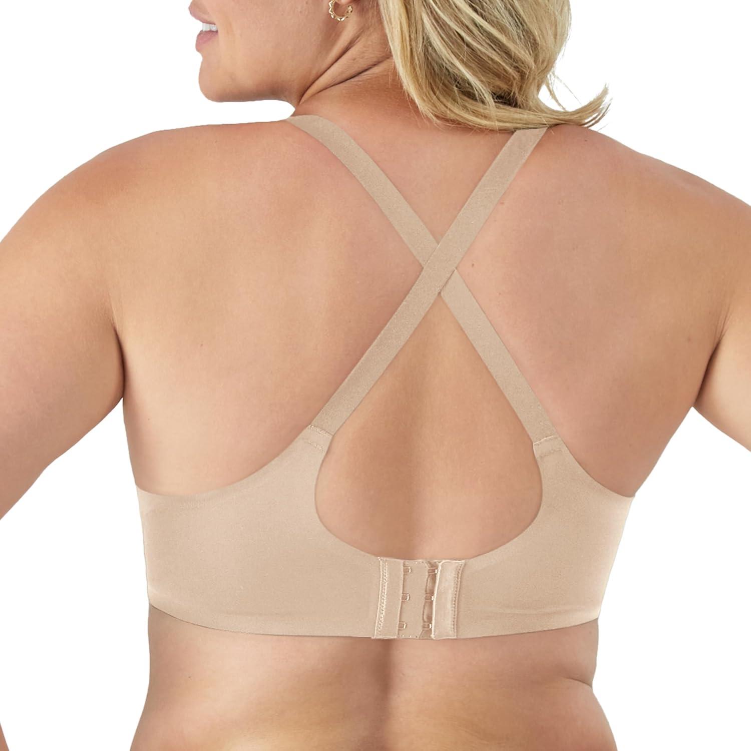 imageBali Womens Ultimate Smoothing Underwire TShirt Bra Lightweight ConvertibleAlmond
