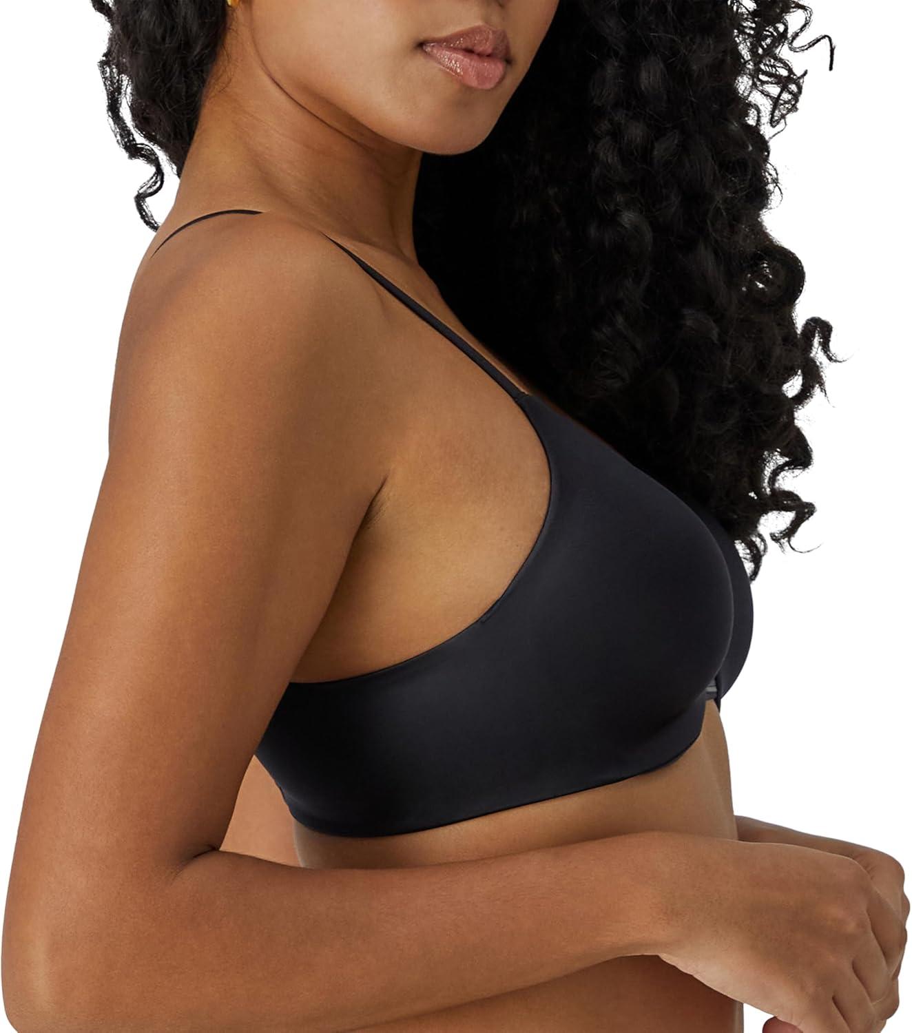 imageBali Womens Underwire Bra DF3W11 One Smooth U BackSmoothing Bras for Women Concealing Full CoverageBlack