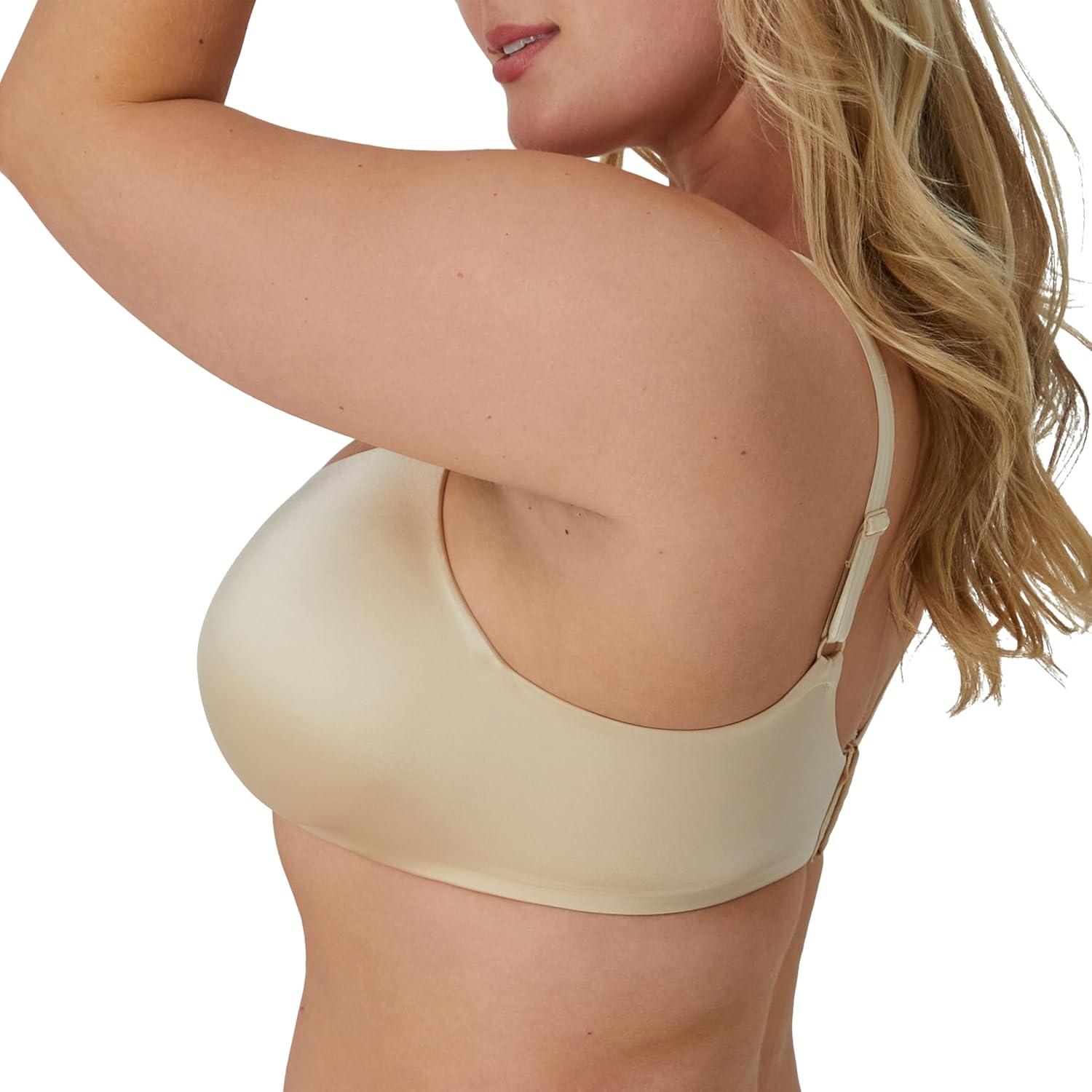 imageBali Womens Underwire Bra DF3W11 One Smooth U BackSmoothing Bras for Women Concealing Full CoverageSoft Taupe