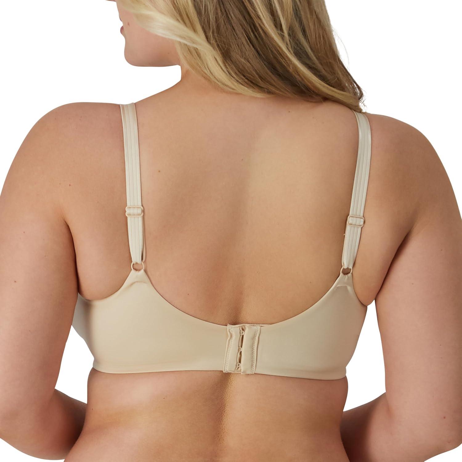 imageBali Womens Underwire Bra DF3W11 One Smooth U BackSmoothing Bras for Women Concealing Full CoverageSoft Taupe