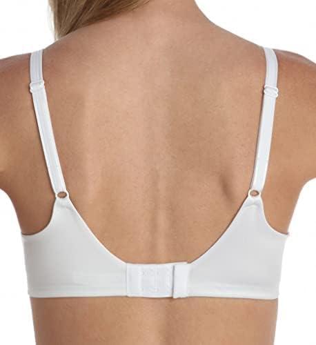 imageBali Womens Underwire Bra DF3W11 One Smooth U BackSmoothing Bras for Women Concealing Full CoverageWhite