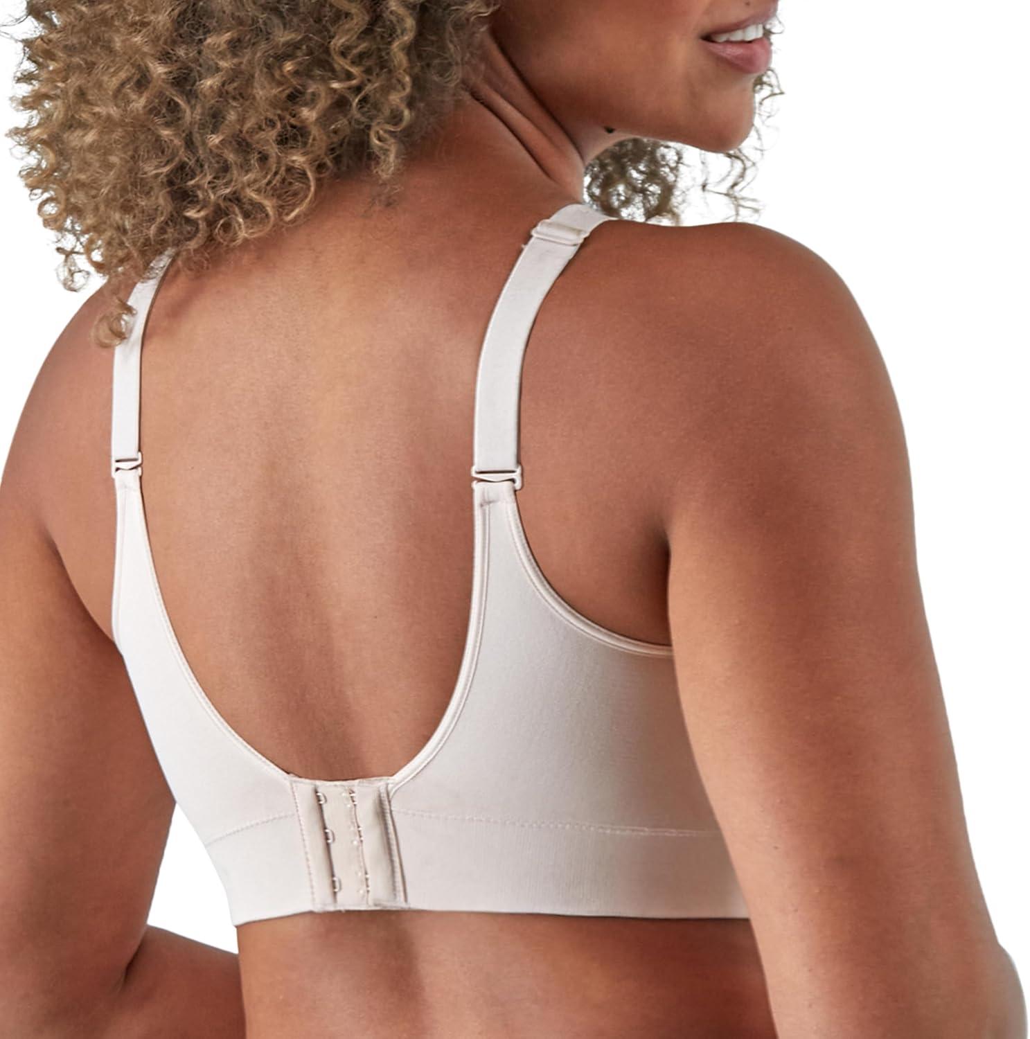 imageBali Womens Wireless Bra Comfort Revolution Modern Seamless Bra Flextofit Wirefree BraSandshell