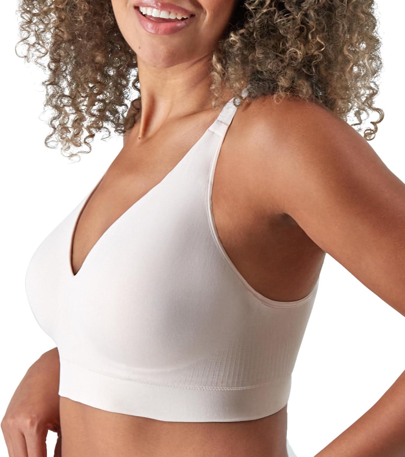 imageBali Womens Wireless Bra Comfort Revolution Modern Seamless Bra Flextofit Wirefree BraSandshell