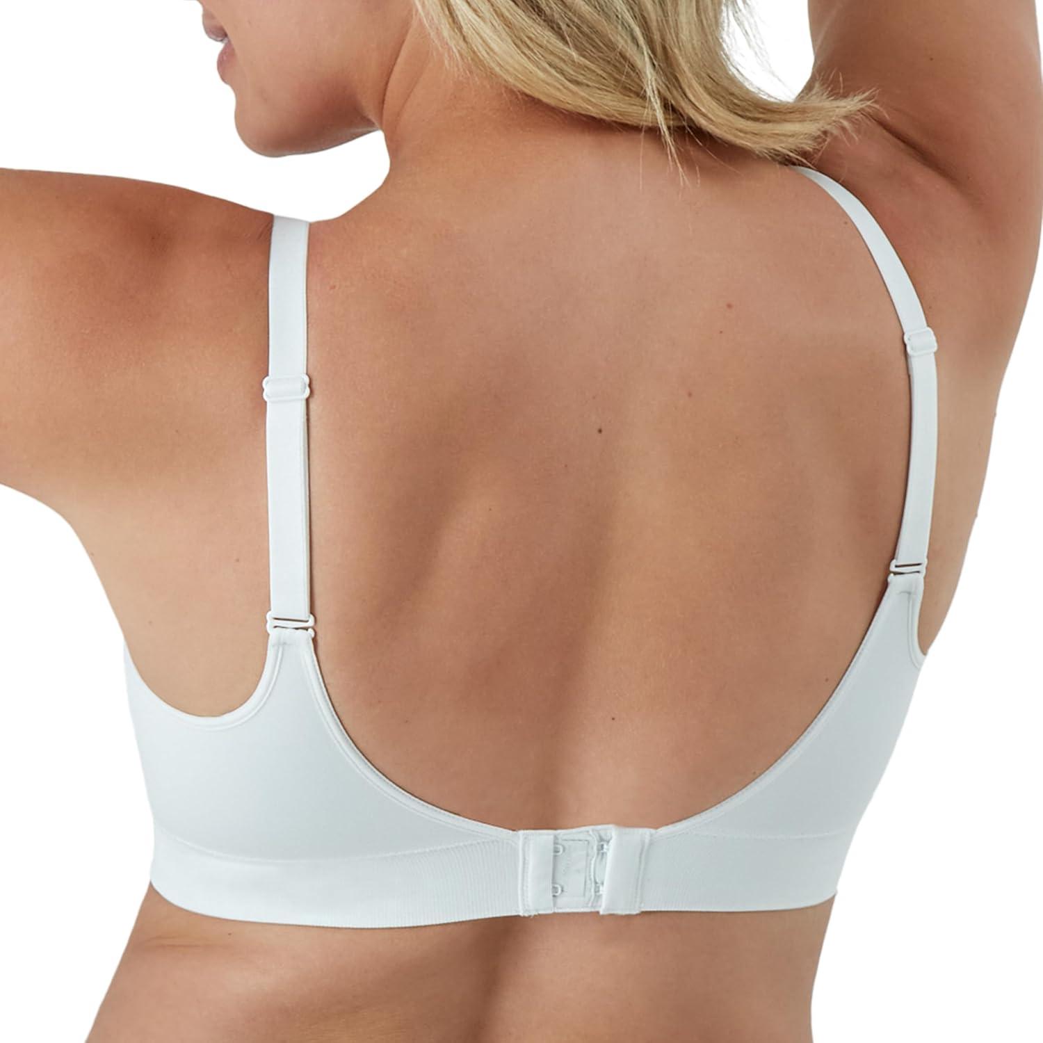 imageBali Womens Wireless Bra Comfort Revolution Modern Seamless Bra Flextofit Wirefree BraWhite