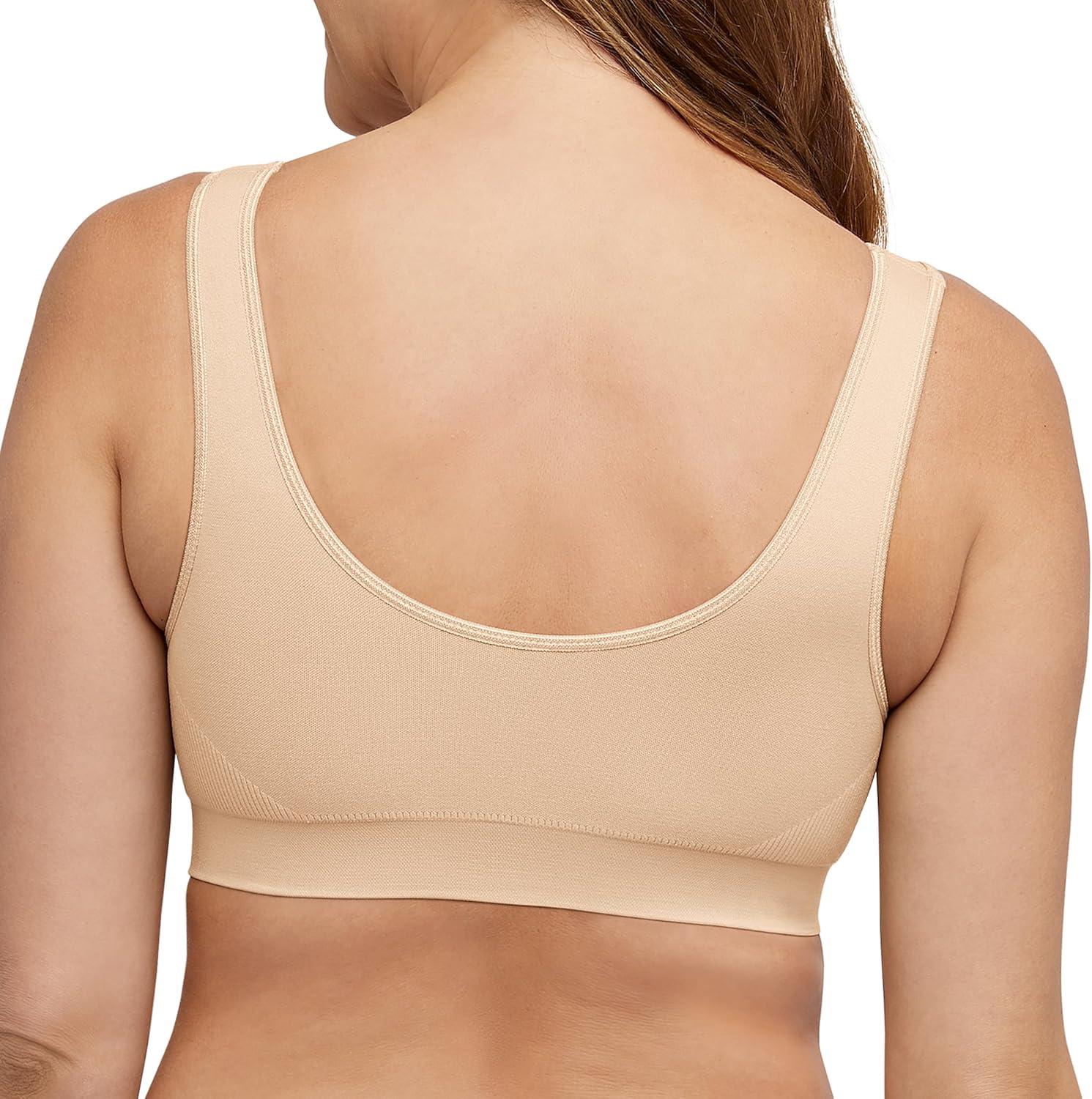 imageBali Womens Wireless Bralette Bra One Smooth U Bras for Women Seamless Bralettes NoBulge Smoothing PulloverNude