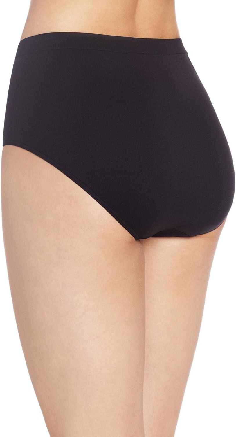 imageBali womens Comfort Revolution Seamless Brief Panty Microfiber Stretch Underwear Womens High Rise BriefZen Blue