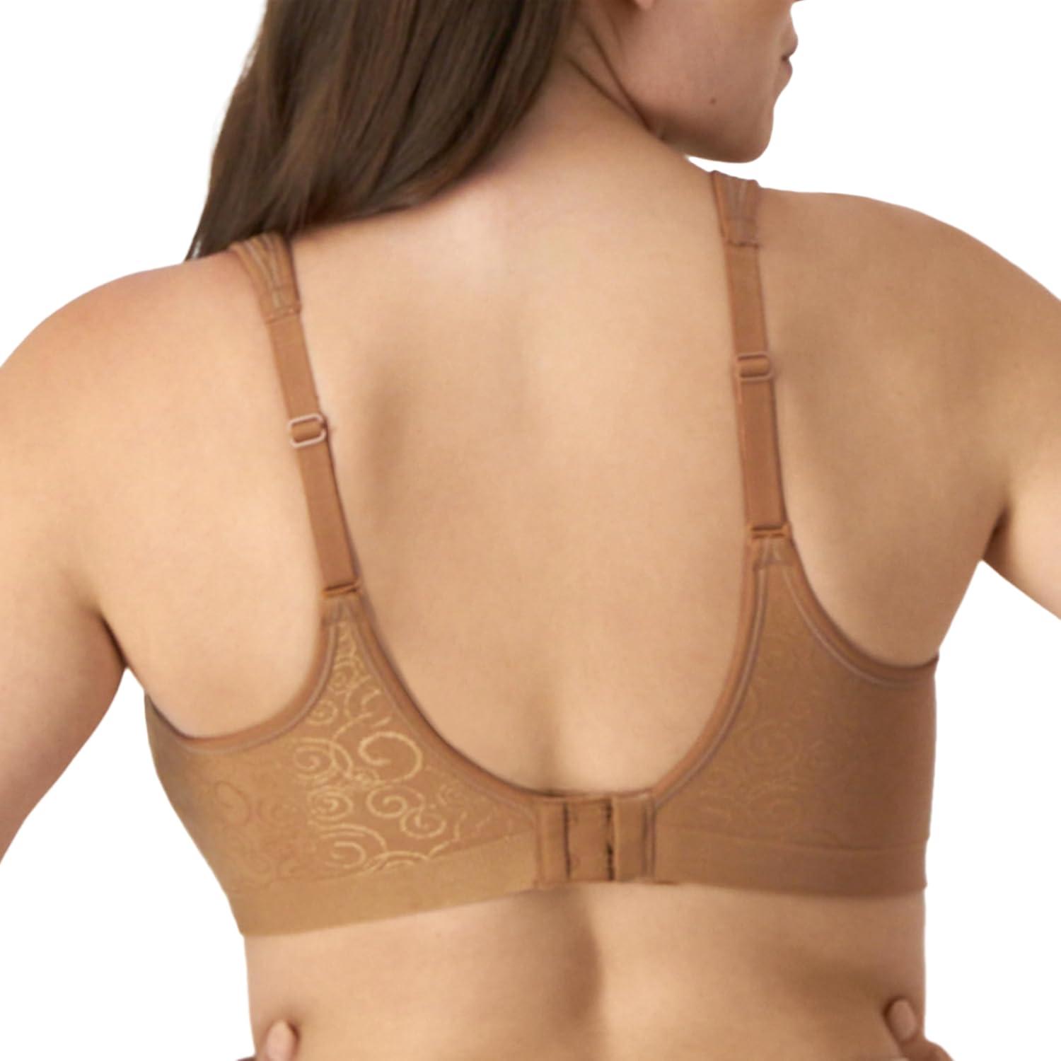 imageBali womens Comfort Revolution Wireless Bra Cool Comfort Fullcoverage Bra Retired ColorsCinnamon Butter Swirl