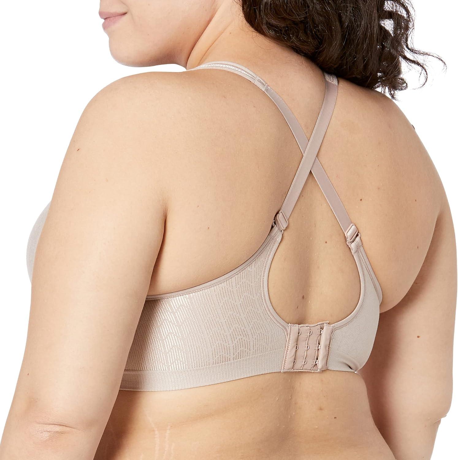 imageBali womens Comfort Revolution Wireless Bra Cool Comfort Fullcoverage Bra Retired ColorsEvening Blush Zag