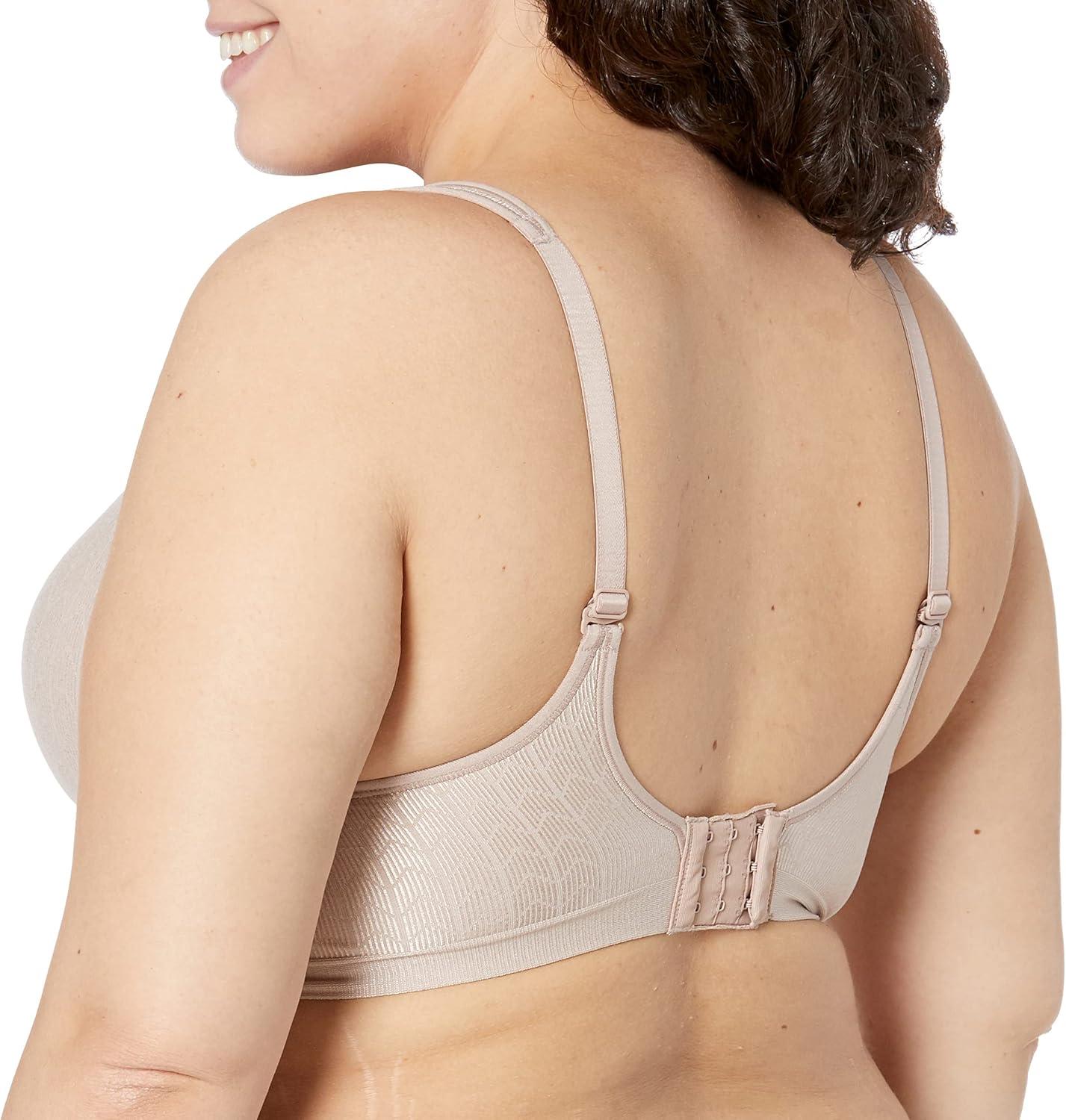 imageBali womens Comfort Revolution Wireless Bra Cool Comfort Fullcoverage Bra Retired ColorsEvening Blush Zag