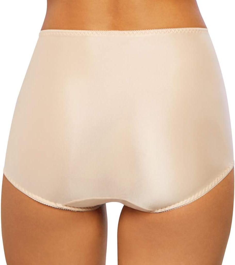 imageBali womens Double Support Stretch Brief Pack 3pack Moisturewicking Underwear for WomenSoft TaupeLight BeigeBlushing Pink