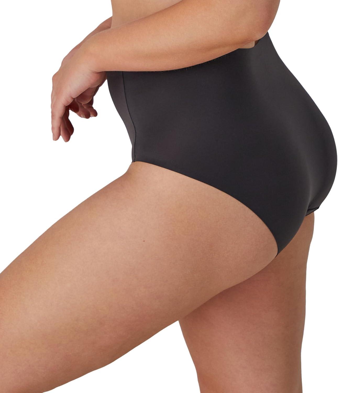 imageBali womens Underwear Pack Double Support Stretch Brief Panties Moisturewicking Underwear for Women 3packSoft TaupeBlackSoft Taupe
