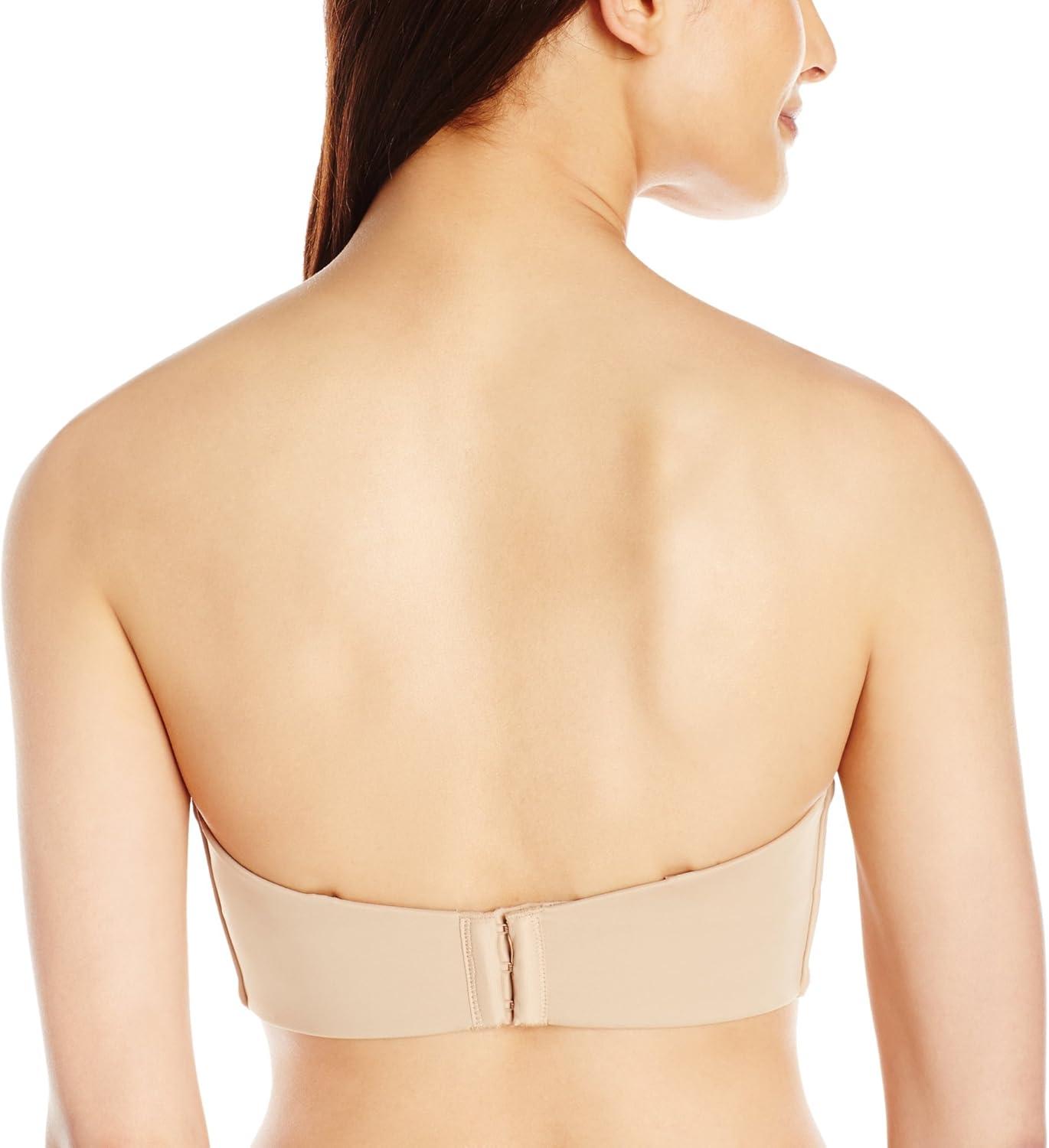 imageMaidenform Womens Tailored Strapless Underwire Minimizer Seamless Convertible BraBody Beige