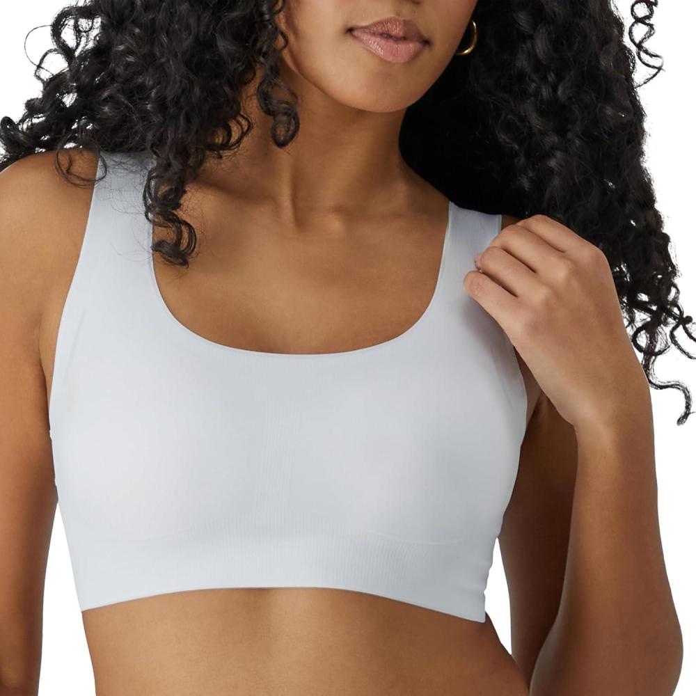 imageBali Womens Comfort Revolution Easylite Wireless TShirt Bra Pullover Wirefree TShirt BraWhite